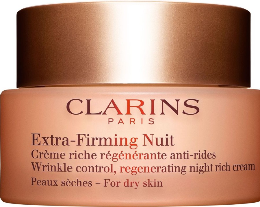 Soin Clarins Soin Anti-Age | Clarins Extra-Firming Nuit Creme Regenerante Anti-Rides Peaux Seches