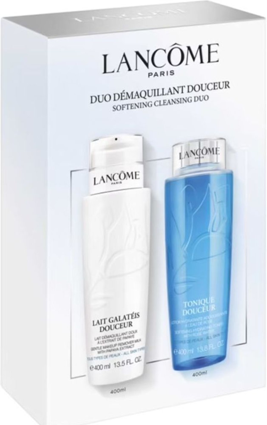 Soin Lancôme Demaquillant / Nettoyant | Lancome Coffret Duo Demaquillant Douceur Lait Galateis Douceur + Tonique Douceur