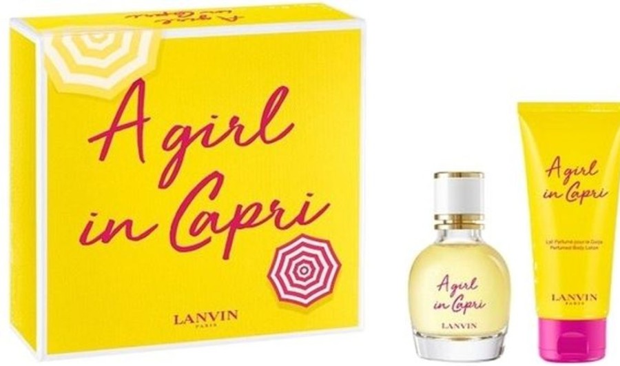 Parfum Femme Lanvin Coffret Feminin | Lanvin Coffret A Girl In Capri