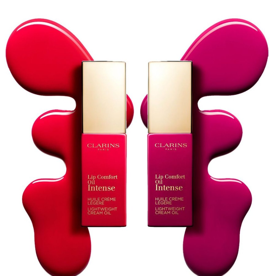 Maquillage Clarins Gloss A Levres | Clarins Lip Confort Oil Intense Huile Levres Couleur Intense & Brillance Haute Tenue