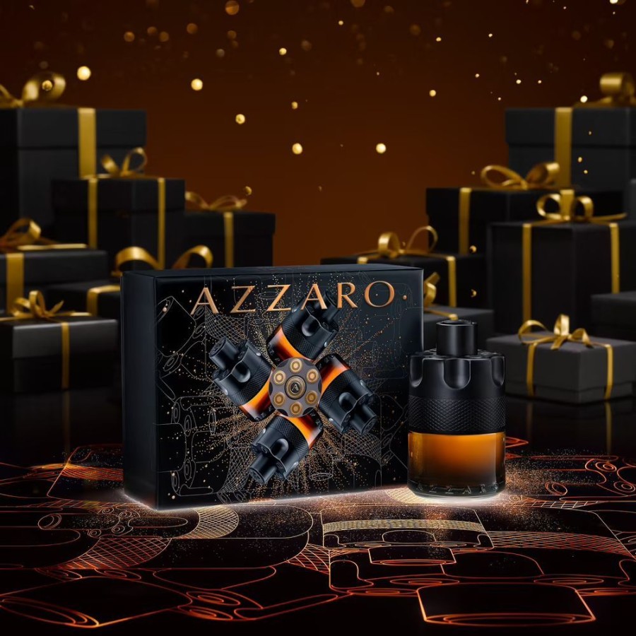 Parfum Homme Azzaro Coffret Masculin | Azzaro Coffret Parfum The Most Wanted Parfum