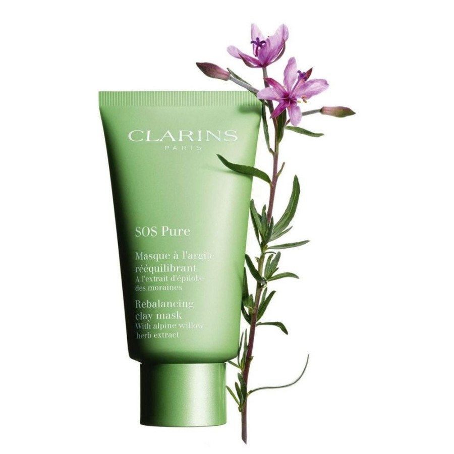 Soin Clarins Masque / Exfoliant | Clarins Sos Pure Masque A L'Argile Reequilibrant