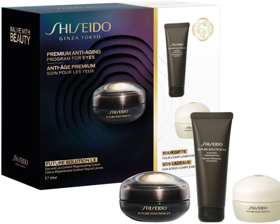 Soin Shiseido Coffret | Shiseido Coffret Future Solution Lx Rituel D'Exception Contour Des Yeux