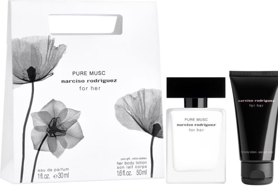 Parfum Femme Narciso Rodriguez Coffret Feminin | Narciso Rodriguez Coffret Parfum For Her Pure Musc