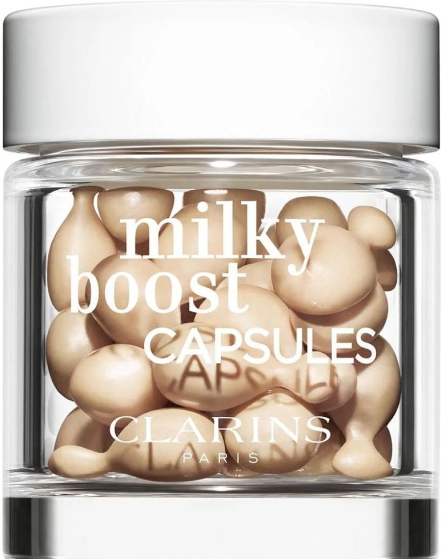 Maquillage Clarins Fond De Teint Compact | Clarins Milky Boost Capsules Eclat Et Nutrition