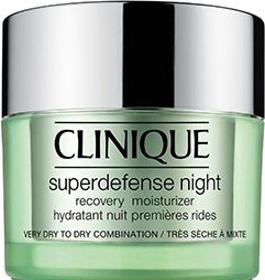 Soin Clinique Soin Nuit | Clinique Superdefense Night Hydratant Nuit Premieres Rides