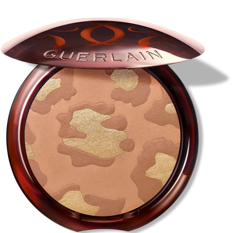 Maquillage Guerlain Poudre De Soleil | Guerlain Terracotta Golden Leopard Edition Limitee Noel 2023