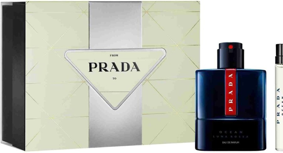 Parfum Homme Prada Coffret Masculin | Prada Coffret Eau De Parfum Luna Rossa Ocean