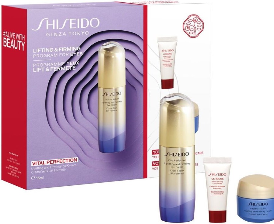 Soin Shiseido Coffret | Shiseido Coffret Vital Perfection Yeux Programme Yeux Lift & Fermete