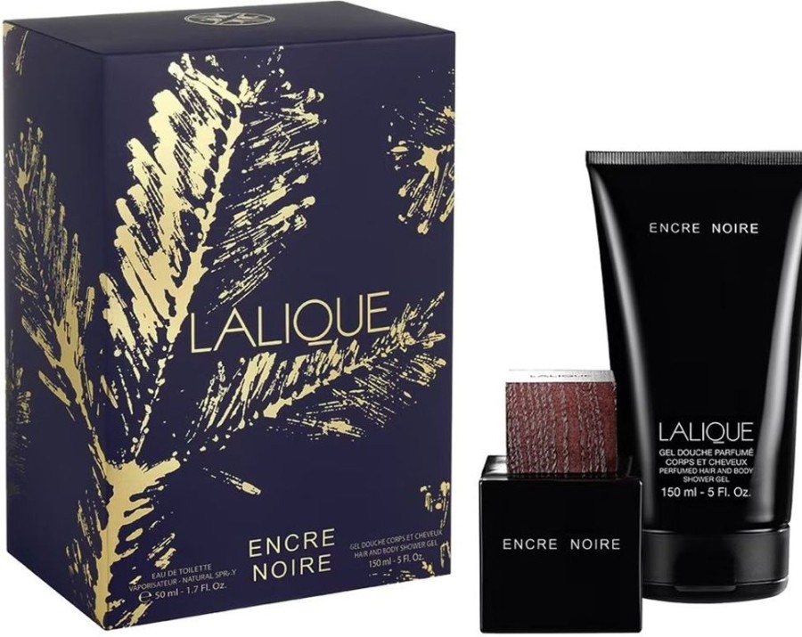 Parfum Homme Lalique Coffret Masculin | Lalique Coffret Parfum Encre Noire