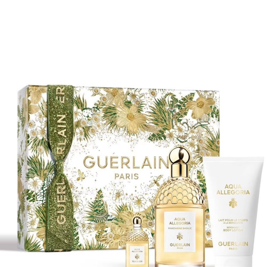 Parfum Femme Guerlain Coffret Feminin | Guerlain Coffret Parfum Aqua Allegoria Mandarine Basilic