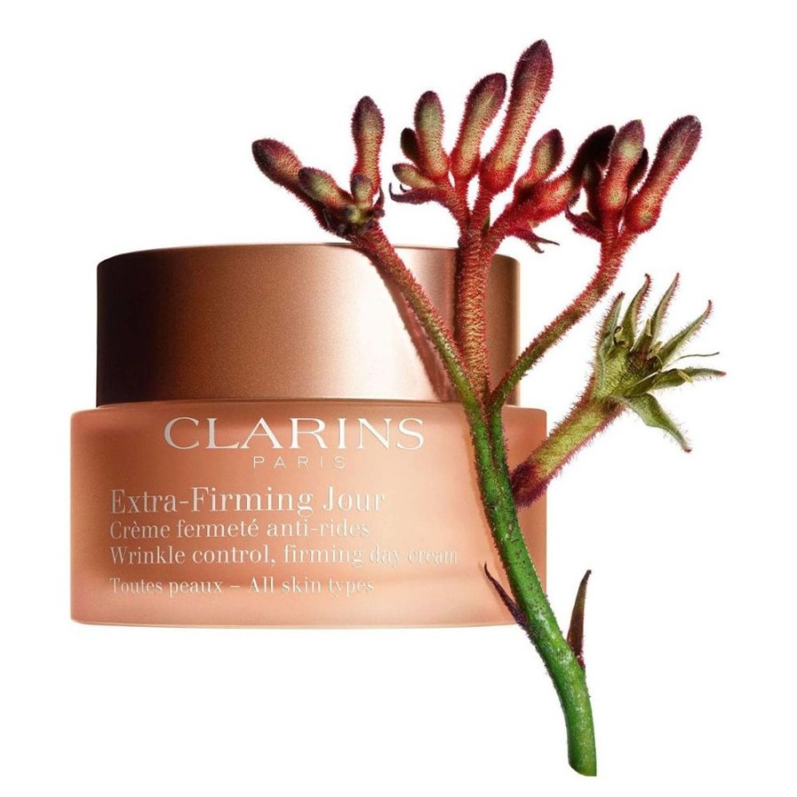 Soin Clarins Soin Anti-Age | Clarins Extra-Firming Jour Creme Fermete Anti-Rides Toutes Peaux