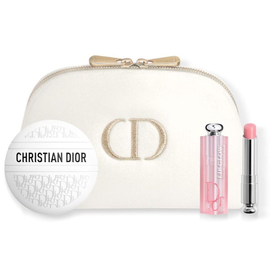 Maquillage DIOR Rouge A Levres | Dior Coffret Cadeau Dior Le Rituel Beaute Et Soin Baume A Levres Et Baume Multi-Usage