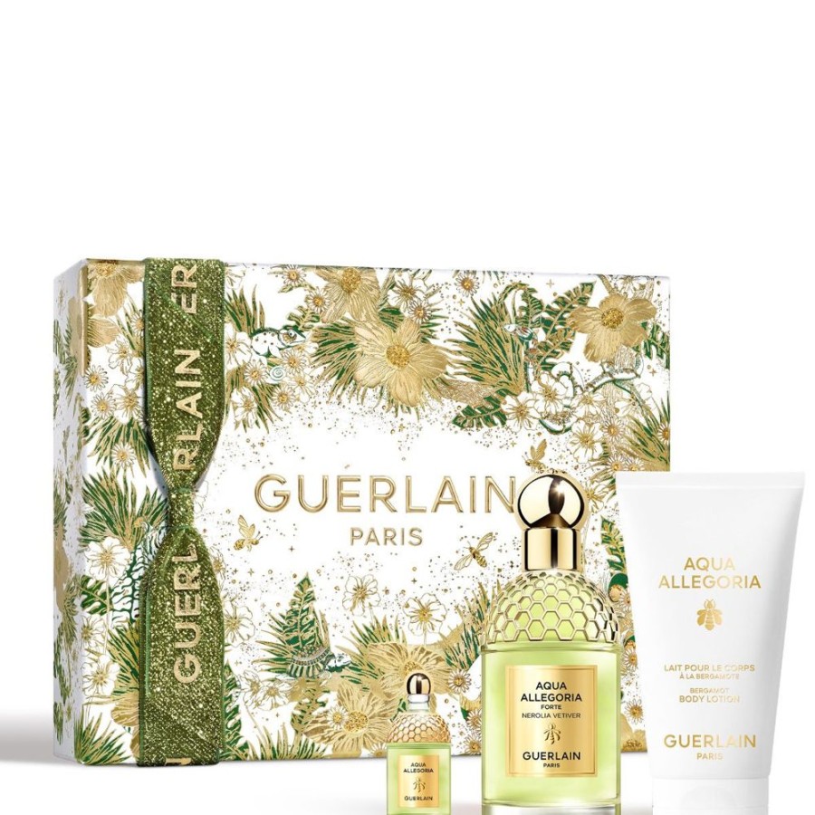 Parfum Femme Guerlain Coffret Feminin | Guerlain Coffret Aqua Allegoria Nerolia Vetiver Forte