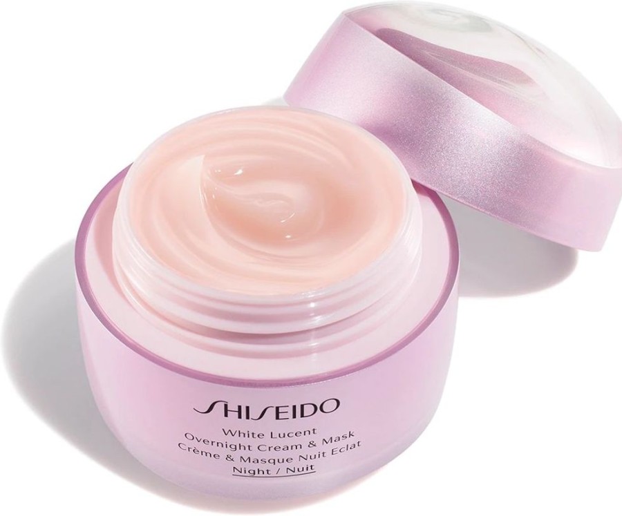 Soin Shiseido Soin Anti-Age | Shiseido White Lucent Creme & Masque Nuit Eclat