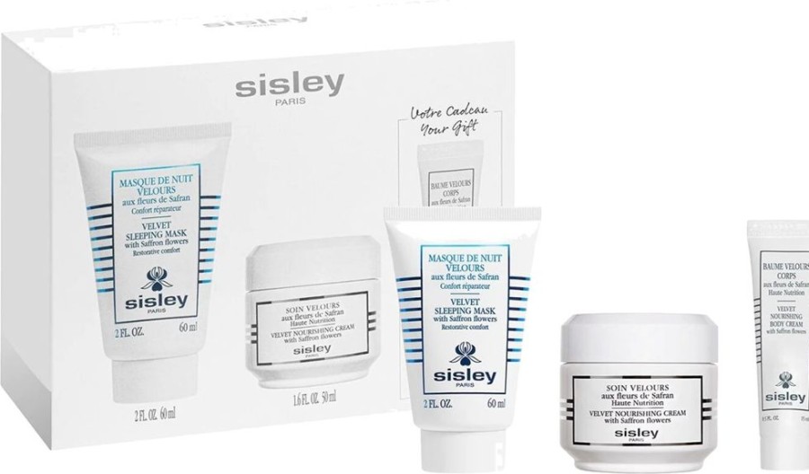 Soin SISLEY Soin Raffermissant | Sisley Coffret Duo Soin Velours Aux Fleurs De Safran