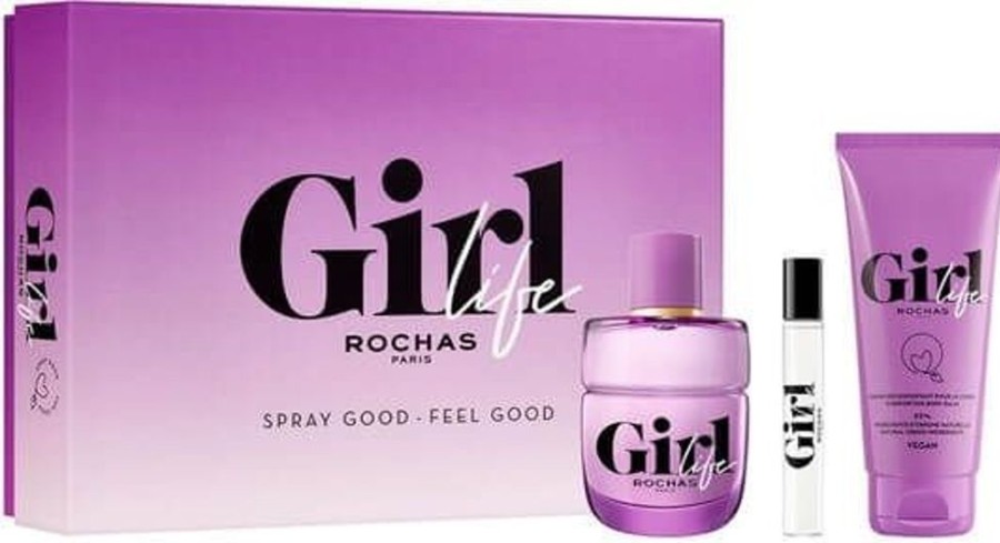 Parfum Femme Rochas Coffret Feminin | Rochas Coffret Parfum Girl Life