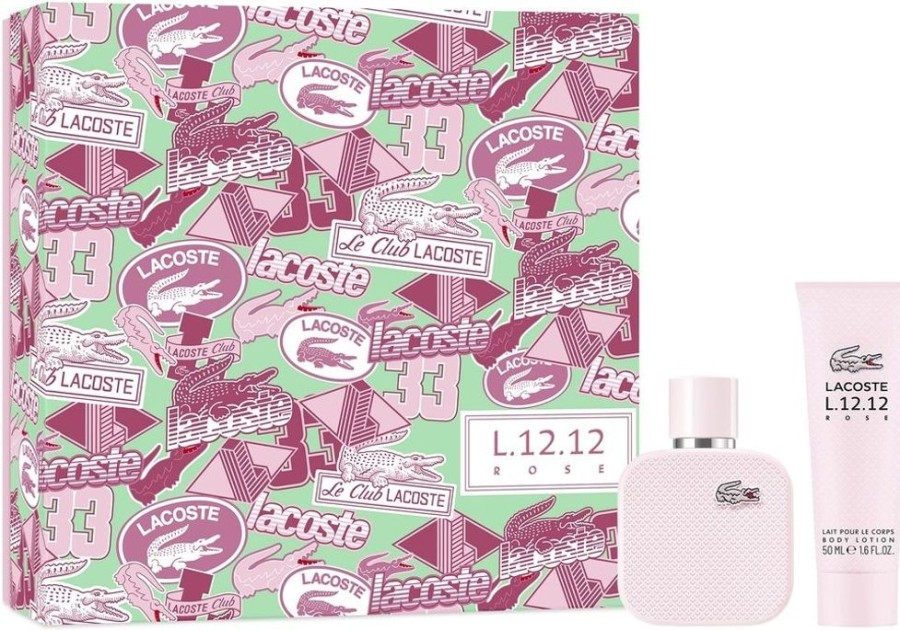 Parfum Femme Lacoste Coffret Feminin | Lacoste Coffret Parfum L.12.12. Rose