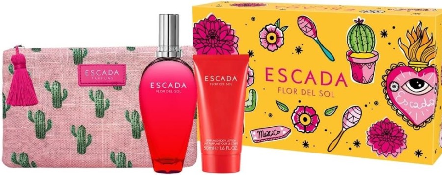 Parfum Femme Escada Coffret Feminin | Escada Coffret Parfum Flor Del Sol