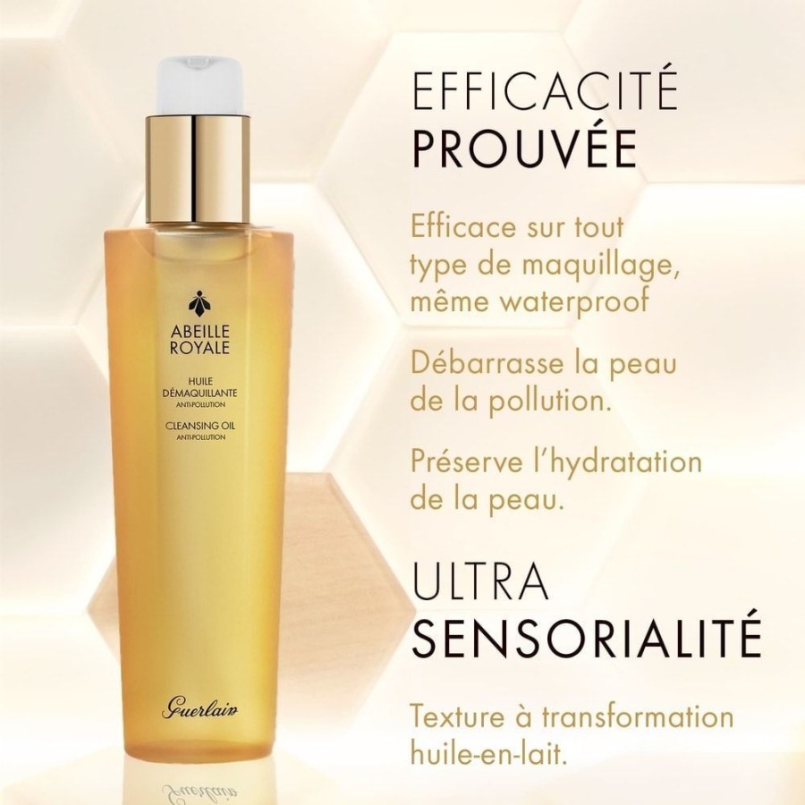 Soin Guerlain Demaquillant / Nettoyant | Guerlain Abeille Royale Huile Demaquillante Anti-Pollution