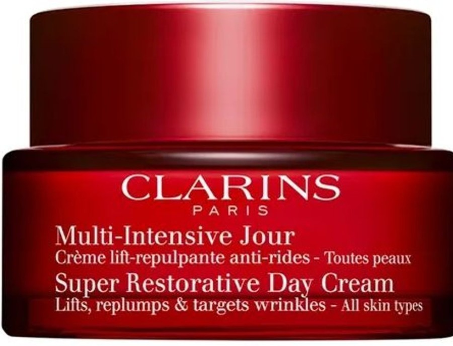 Soin Clarins Soin Anti-Age | Clarins Multi-Intensive Creme Jour Lift Repulpante Anti-Rides - Toutes Peaux