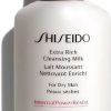 Soin Shiseido Demaquillant / Nettoyant | Shiseido Lait Moussant Nettoyant Enrichi Les Essentiels