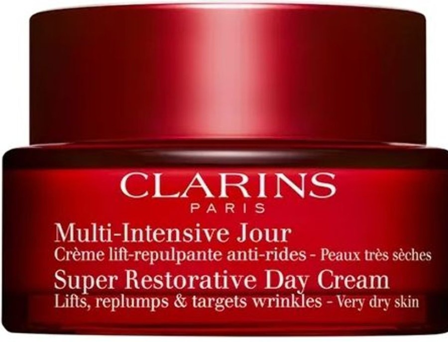 Soin Clarins Soin Anti-Age | Clarins Multi-Intensive Creme Jour Lift Repulpante Anti-Rides - Peaux Tres Seches