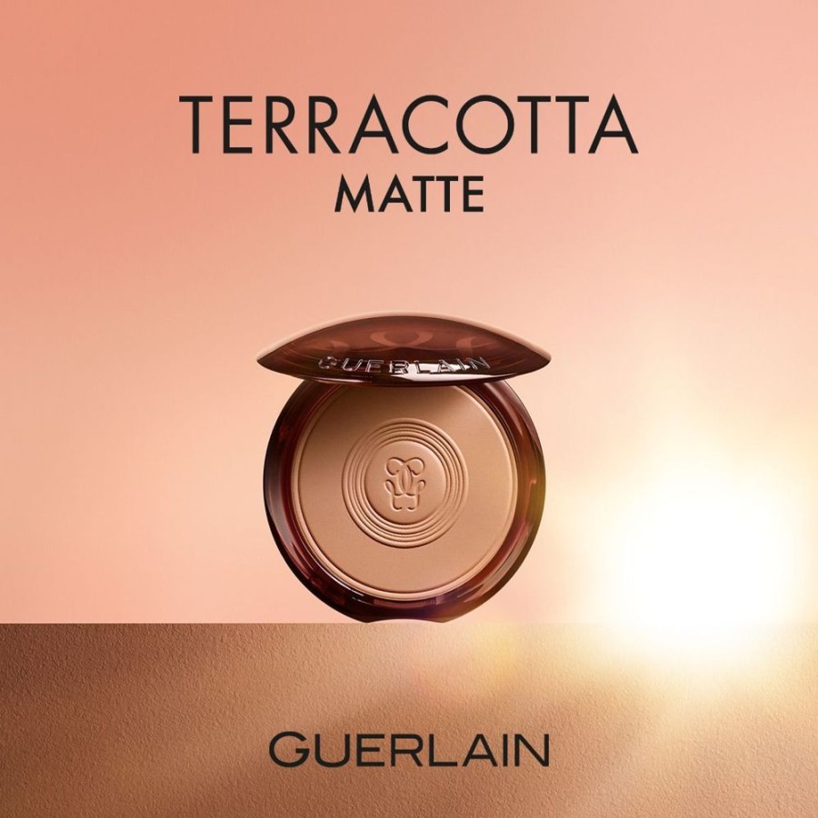 Maquillage Guerlain Poudre Compacte | Guerlain Terracotta Matte Poudre Sculptante