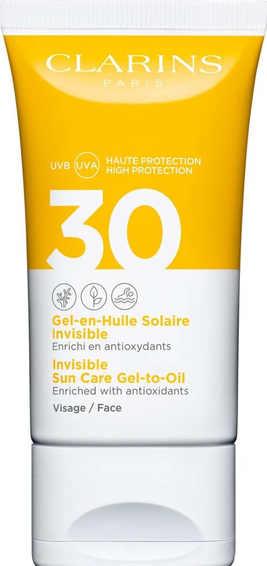 Soin Clarins Protection Visage | Clarins Gel-En-Huile Solaire Visage Uva/Uvb 30