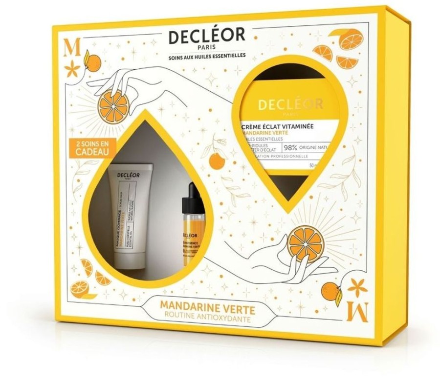 Soin Decléor Coffret | Decleor Coffret Mandarine Verte Routine Antioxydante