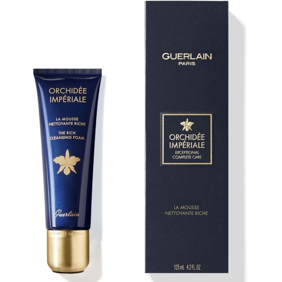 Soin Guerlain Demaquillant / Nettoyant | Guerlain Orchidee Imperiale La Mousse Nettoyante Riche