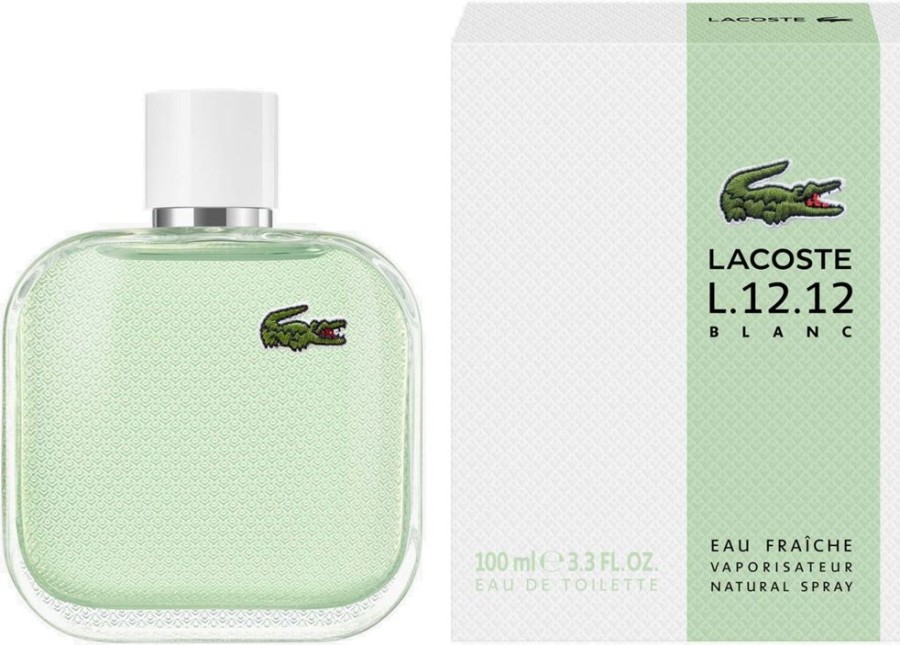 Parfum Homme Lacoste Eau De Parfum | Lacoste L.12.12 Blanc Eau Fraiche Eau De Toilette