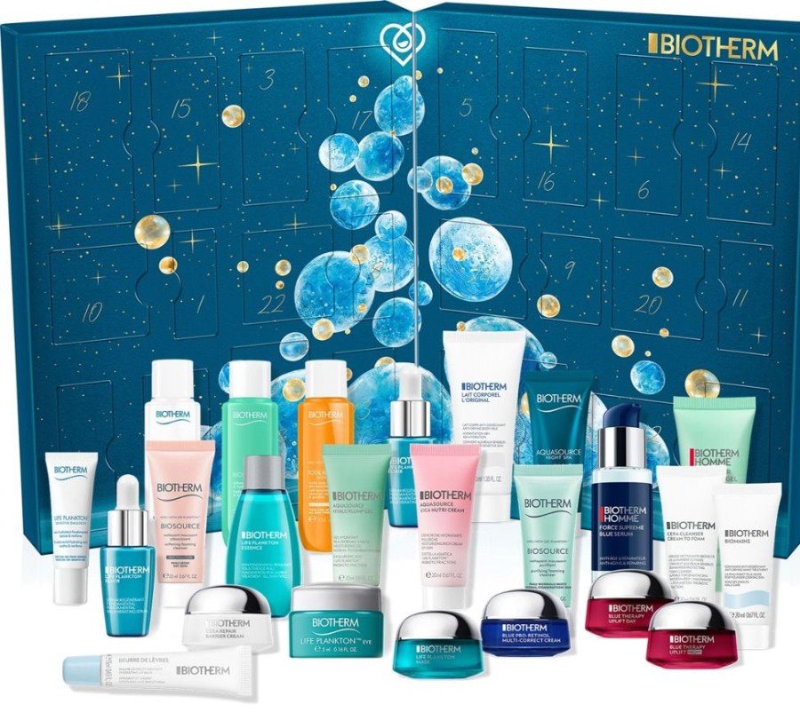 Soin Biotherm Coffret | Biotherm Calendrier De L'Avent 2023 Une Surprise Par Jour