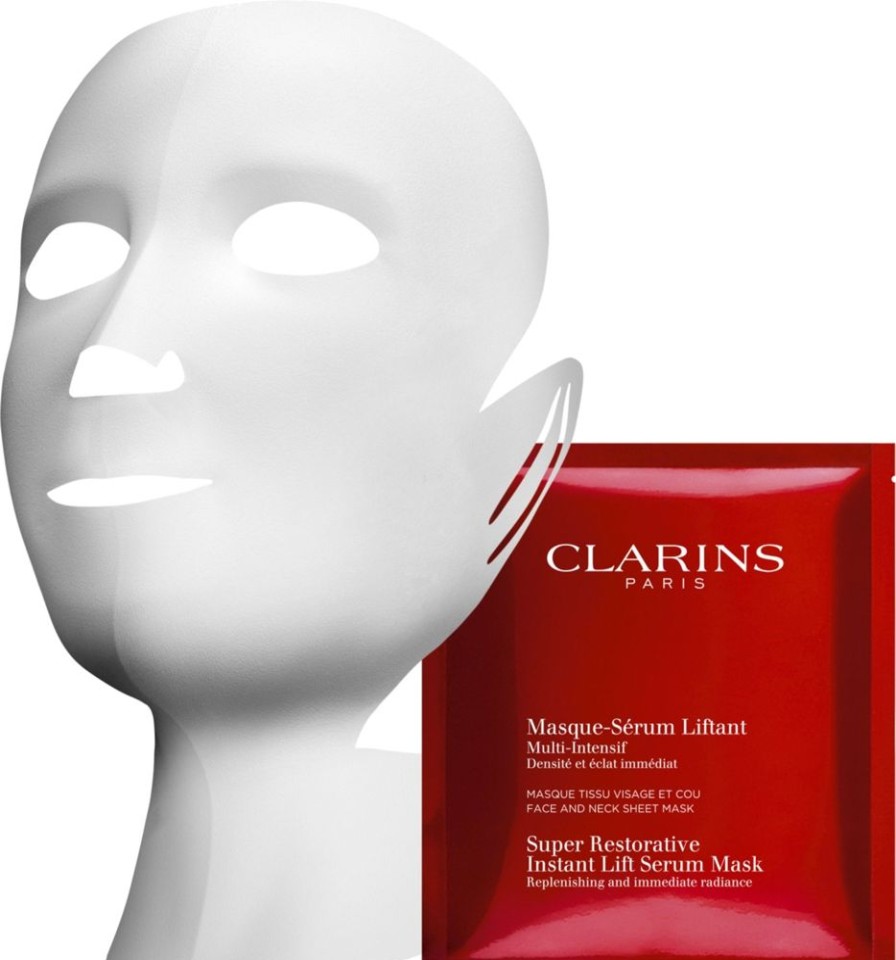 Soin Clarins Serum | Clarins Masque-Serum Liftant Multi-Intensif Densite Et Eclat Immediat