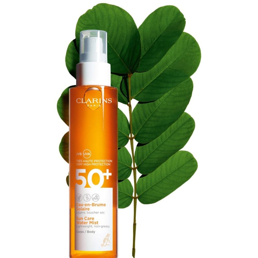 Soin Clarins Protection Corps | Clarins Eau-En-Brume Solaire Corps Uva/Uvb Spf50