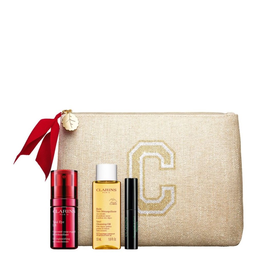 Soin Clarins Soin Yeux | Clarins Coffret Soins Total Eye Lift Contour Des Yeux