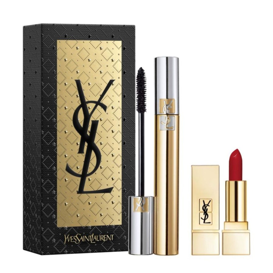 Maquillage Yves Saint Laurent Rouge A Levres | Yves Saint Laurent Coffret Mascara Volume Effet Faux Cils