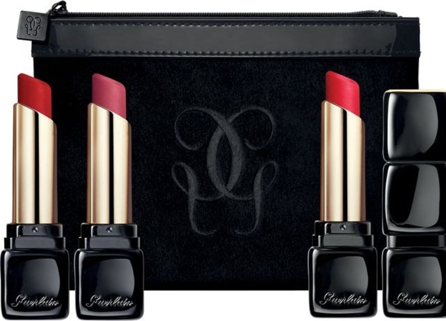 Maquillage Guerlain Rouge A Levres | Guerlain Coffret Rouge A Levres Kisskiss Tender Matte