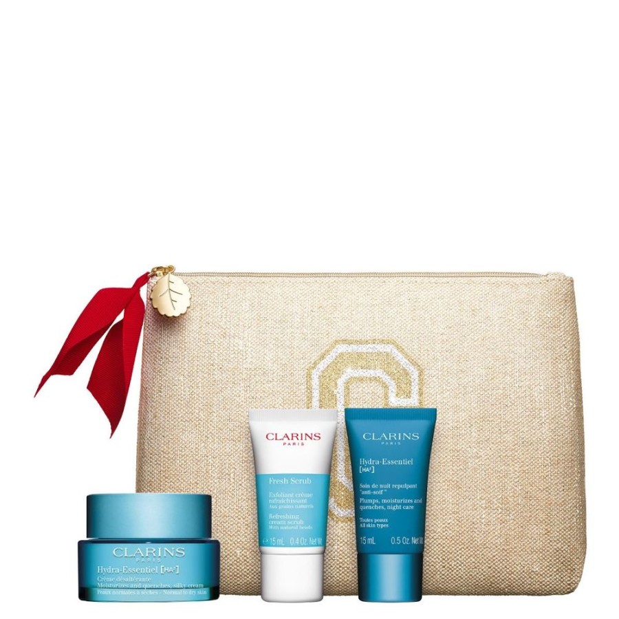 Soin Clarins Soin Hydratant | Clarins Coffret Hydra-Essentiel Jour [Ha²] Mes Essentiels Hydratation