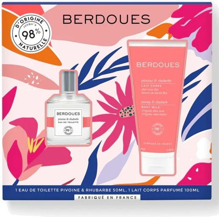 Parfum Femme Berdoues Coffret Feminin | Berdoues Coffret Parfum Pivoine & Rhubarbe