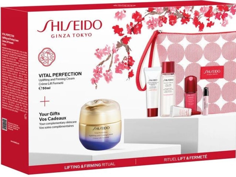 Soin Shiseido Coffret | Shiseido Coffret Vital Perfection Programme Lift & Fermete