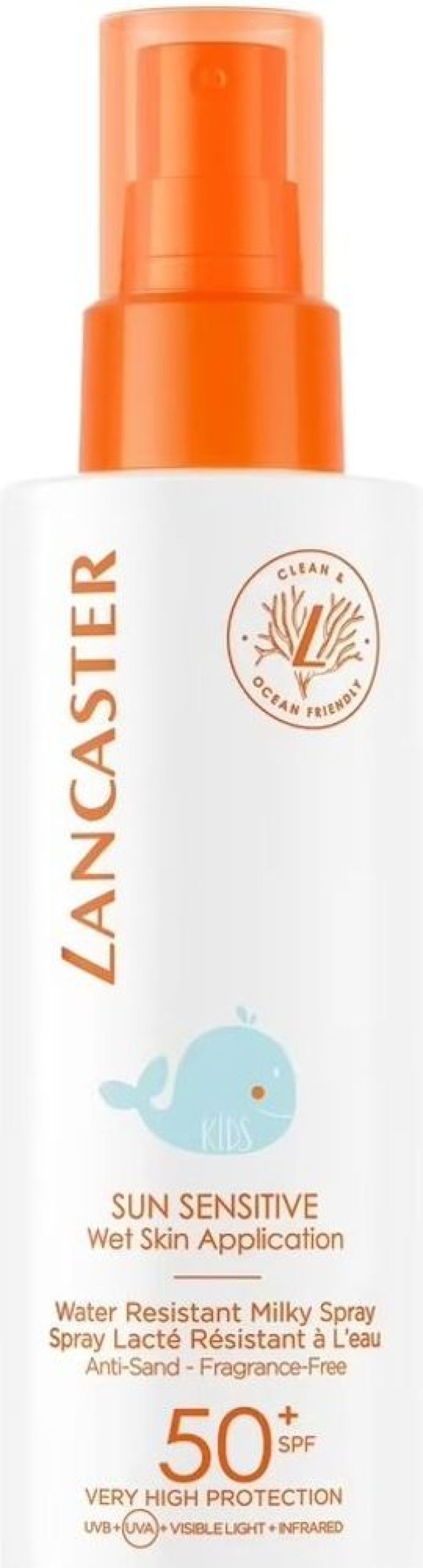 Soin Lancaster Protection Corps | Lancaster Sun Sensitive Spray Lacte Enfants Visage & Corps Spf50+