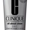 Soin Clinique Masque / Exfoliant | Clinique All About Clean 2-En-1 Gommage + Masque Au Charbon